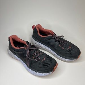 Hoka One One Gaviota 2 Gray & Salmon Sneaker